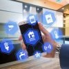 phone with home automation app