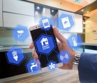 phone with home automation app