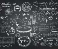 how long should a business plan be - image of pie charts
