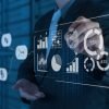 app metrics - man drawing charts and graphs
