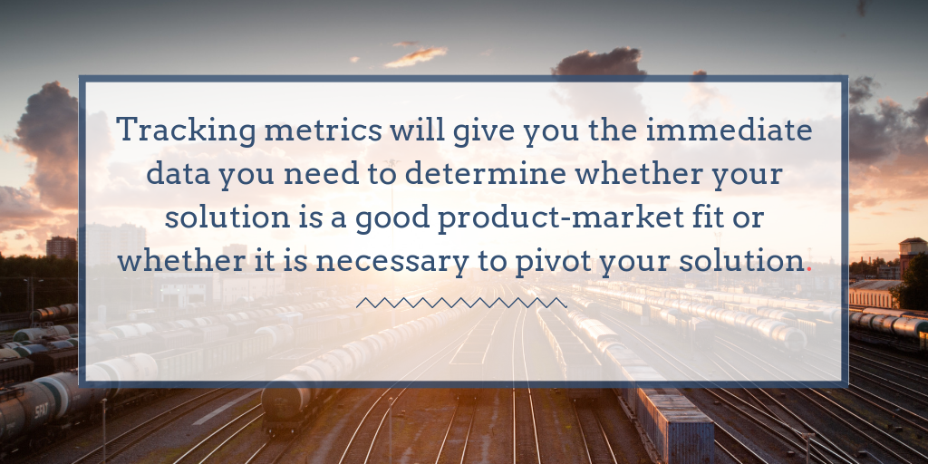 Mobile app startup strategy - tracking metrics